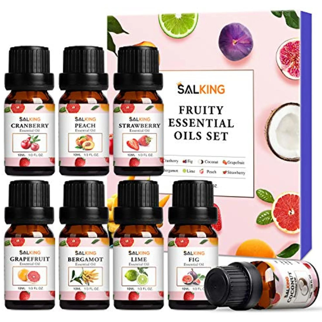 Juego De Aceites Esenciales De Fruta Setde 8, 0.3 Fl Oz