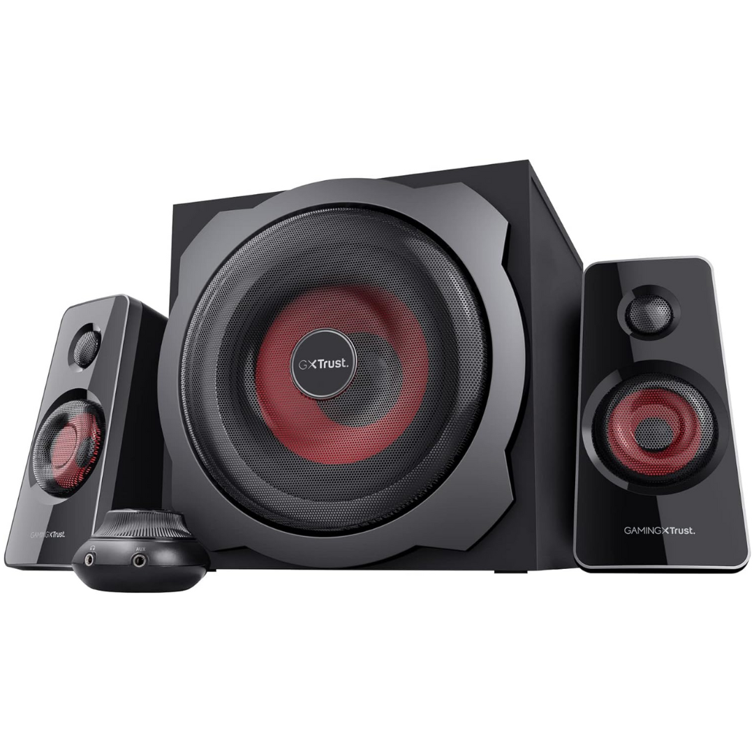 Trust Gaming GXT 4038 Thunder - Juego de altavoces 2.1 con subwoofer