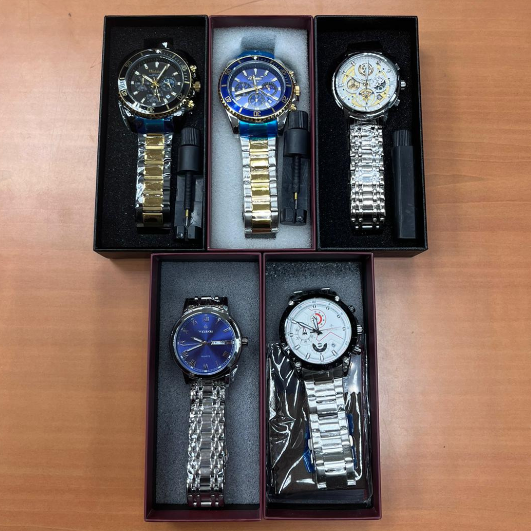 PACK 5 RELOJES DE HOMBRE