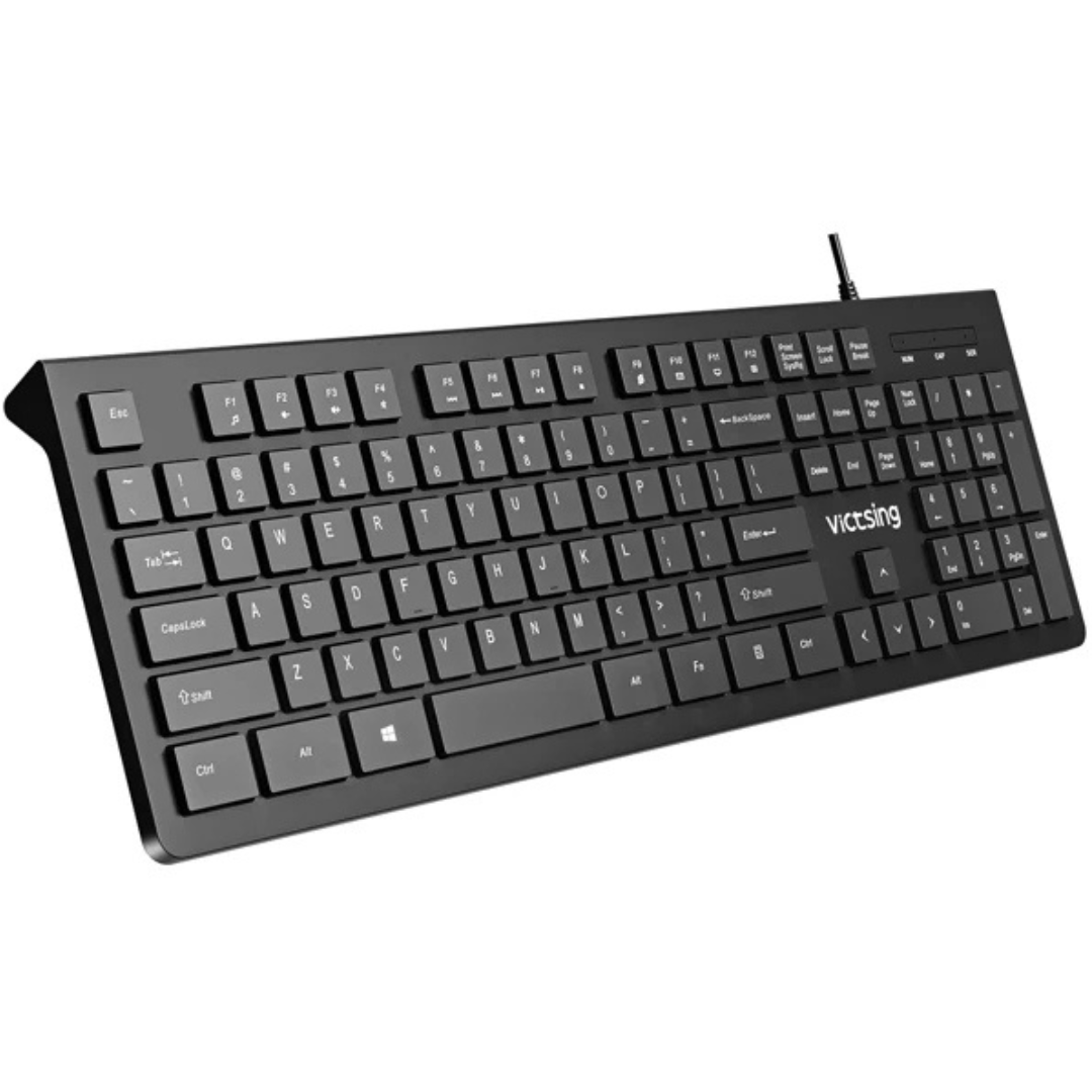 Teclado de membrana con cable USB Victsing ZB-3