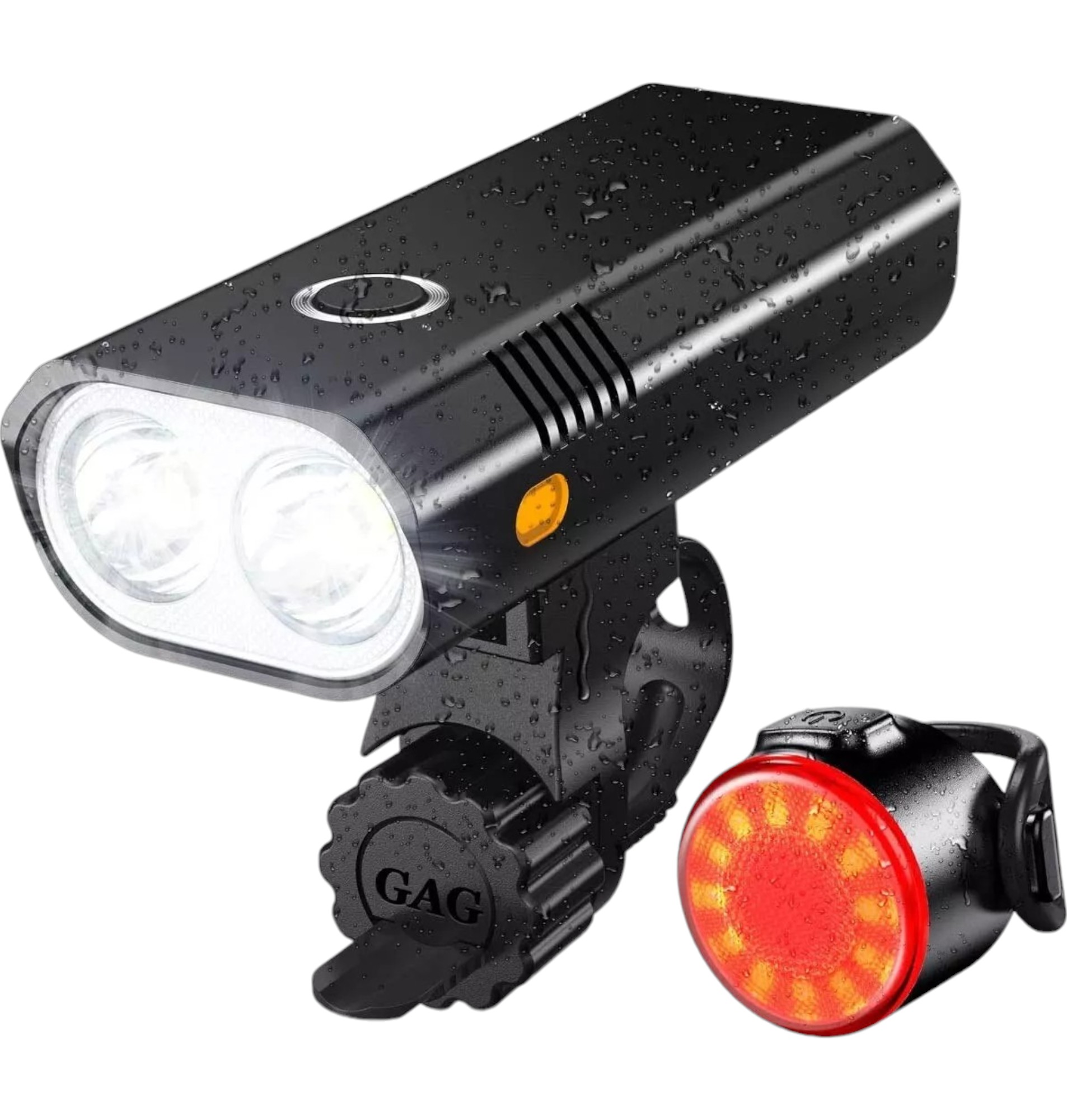 ASUNND Luces Bicicleta LED Impermeable Recargable ZB-7