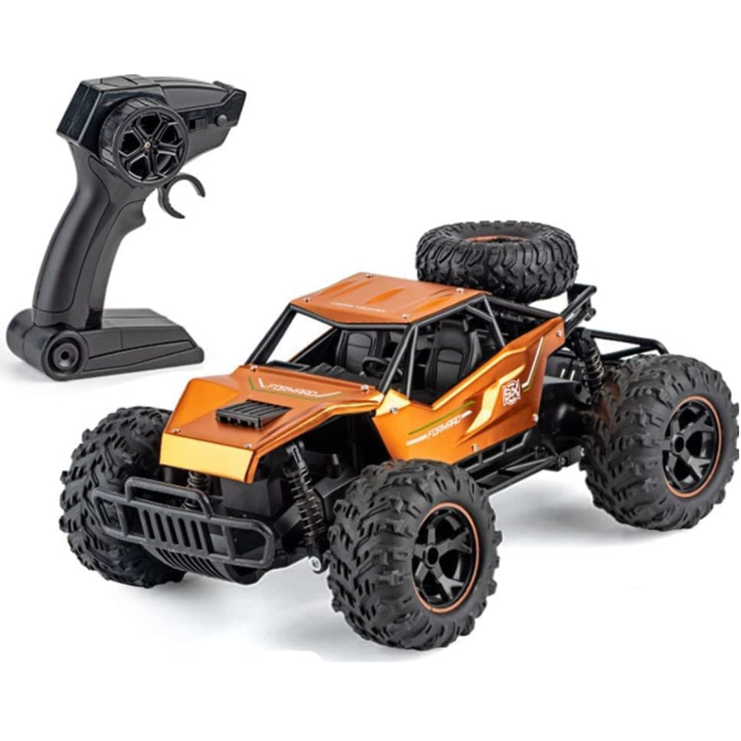 Monster Truck Naranja - Coche RC Eléctrico ZB-16